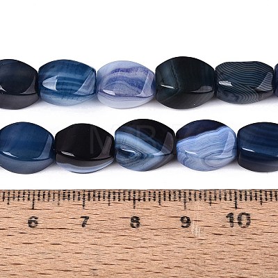 Natural Agate Beads Strands G-Q604-02A-05-1