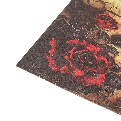 15 Styles Gothic Style Rose Flower Scrapbooking Paper Pads DIY-H171-01A-1