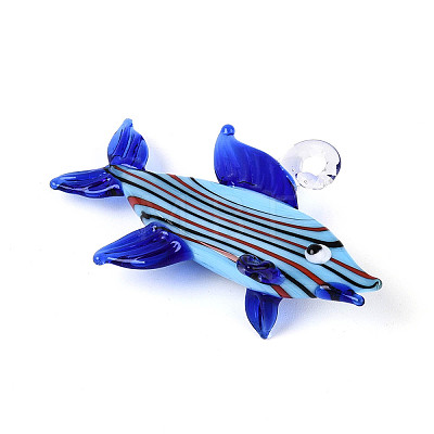 Handmade Lampwork Big Pendants LAMP-T025-03M-1