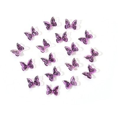 3D Resin Butterfly Nail Charms MRMJ-Q072-25D-1