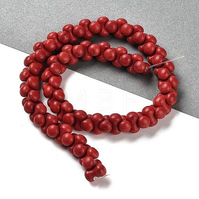 Synthetic Howlite Beads Strands TURQ-F018-13-1