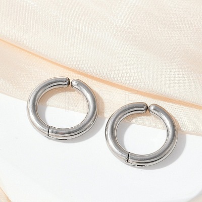 201 Stainless Steel Cuff Earring EJEW-C131-01B-P-1