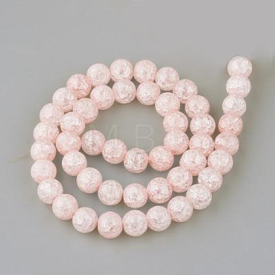 Synthetic Crackle Quartz Beads Strands GLAA-S134-14mm-M-1