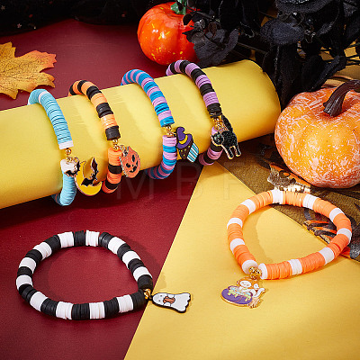 Halloween Bracelets Making Kit DIY-SC0021-94-1