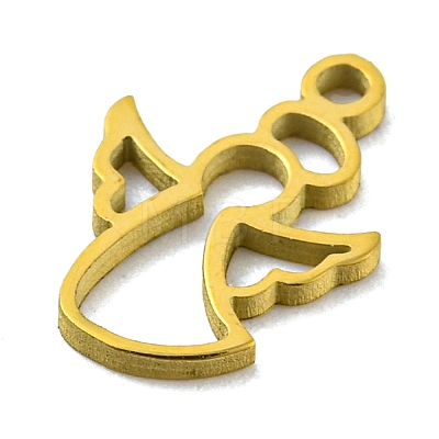 Laser Cut 304 Stainless Steel Charms STAS-G323-04G-1