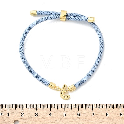 Adjustable Nylon Cord Bracelets BJEW-C096-01G-10-1