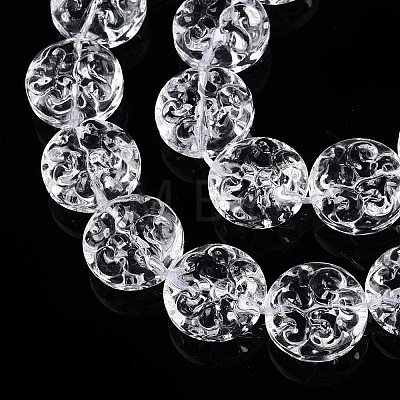 Transparent Glass Beads Strands GLAA-N001-53-1