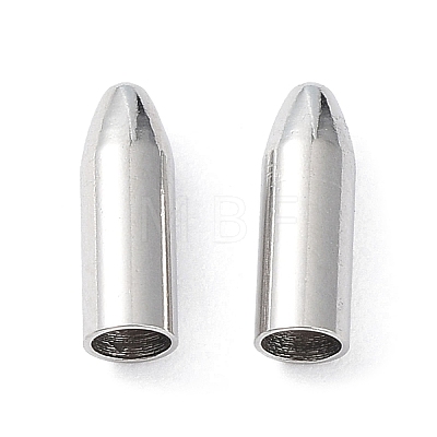 Non-Tarnish 304 Stainless Steel Cord Ends LS-STAS-P327-13P-1