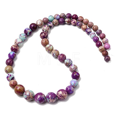 Natural Imperial Jasper Graduated Beads Strands G-A323-C03-01A-1
