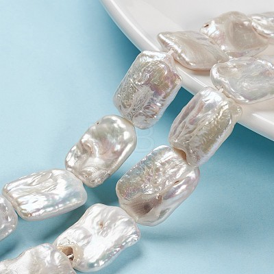 Natural Baroque Pearl Keshi Pearl Beads Strands PEAR-T001-03-1