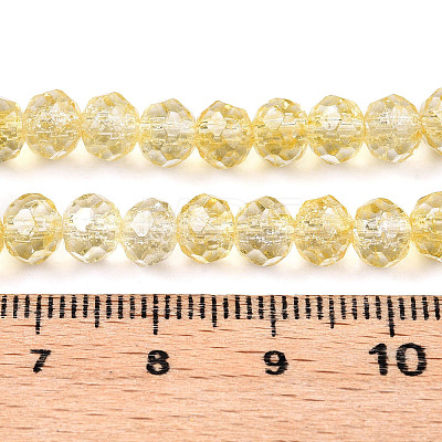 Transparent Glass Beads Strands GLAA-T023-6mm-A17-1