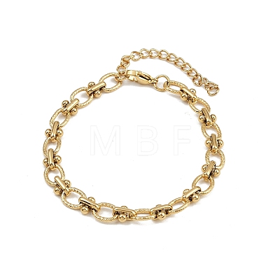 304 Stainless Steel Link Chain Bracelets for Women BJEW-Z143-22G-02-1