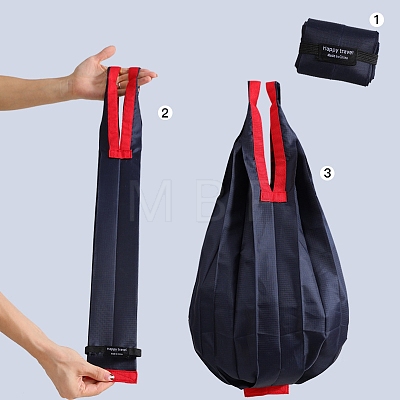 Large Capacity Folding Eco-Friendly Cloth Shopping Bags PW-WG70CCB-01-1