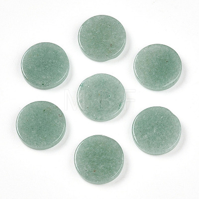 Natural Green Aventurine Cabochons G-T141-33G-1