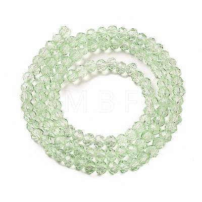 Transparent Baking Paint Glass Beads Strands DGLA-A034-T4mm-D10-1