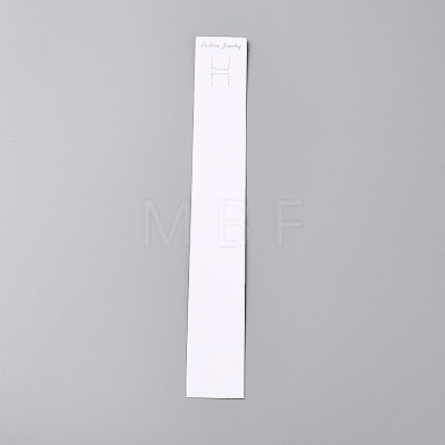 Paper Bracelet Display Cards CDIS-WH0027-12A-1