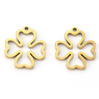 PVD Vacuum Plating 304 Stainless Steel Pendants STAS-N092-57G-1