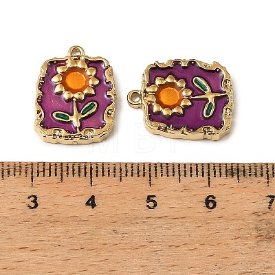 304 Stainless Steel Enamel Pendants STAS-I371-09G-01-1