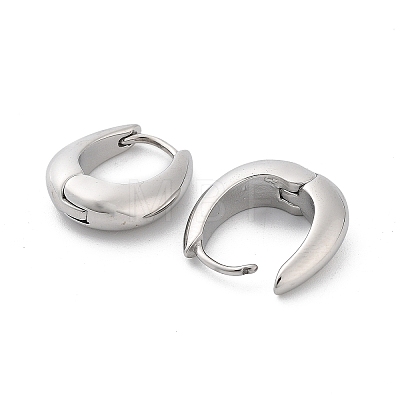 304 Stainless Steel Hoop Earrings EJEW-H115-37P-1