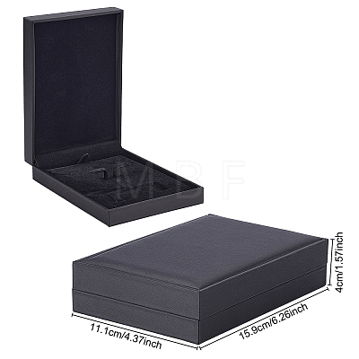PU Leather Pendant Box LBOX-WH0003-005-1