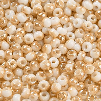 Opaque Glass Seed Beads SEED-Z001-C-D07-1