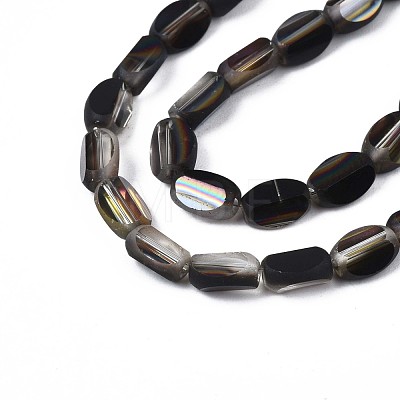 Electroplate Glass Beads Strands EGLA-S188-12-C01-1