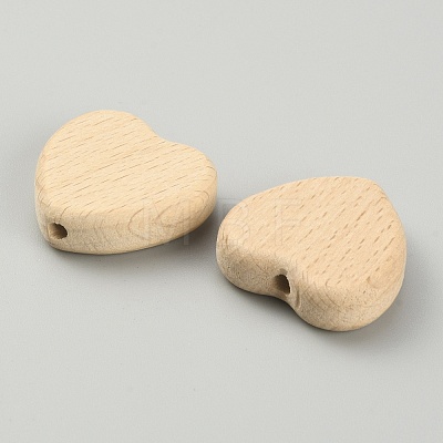 Wood Beads WOOD-WH0034-10A-1
