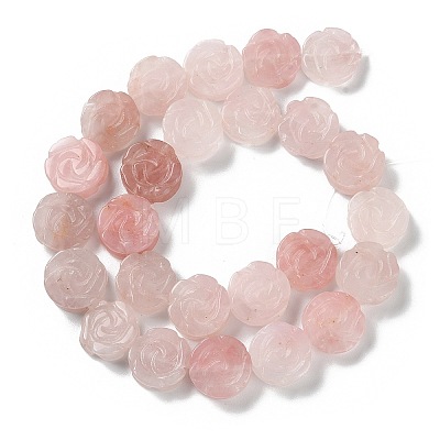 Natural Rose Quartz Beads Strands G-B065-B16-1