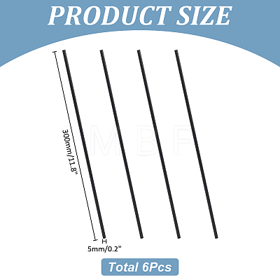 Carbon Fiber Pultruded Bars AJEW-WH0410-188-1