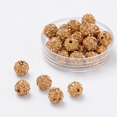 Pave Disco Ball Beads X-RB-A170-8mm-5-1