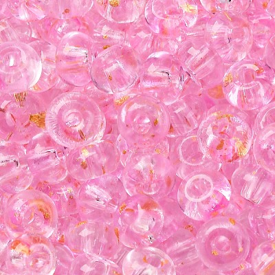 Baking Paint Transparent Colours Glass Round Beads SEED-L011-13A-05-1