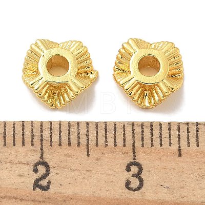 Rack Plating Brass Spacer Beads KK-L224-038G-1