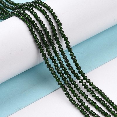 Synthetic Green Goldstone Beads Strands G-E591-07A-1
