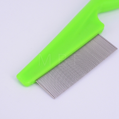 Plastic Flea Combs MRMJ-WH0062-03D-1