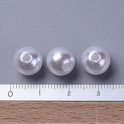 Imitated Pearl Acrylic Beads PACR-10D-1-1