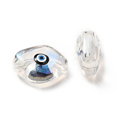 Transparent Glass Beads GLAA-F121-01J-1