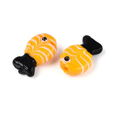 Handmade Lampwork Beads Strands LAMP-N021-41-A11-1