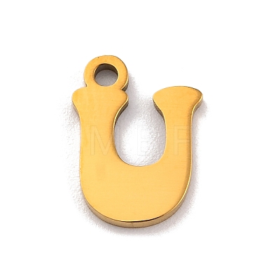 201 Stainless Steel Charms STAS-U016-01G-U-1