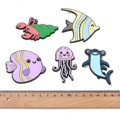 Ocean Theme PVC Plastic Cabochons PL-CBAEA65-05-1