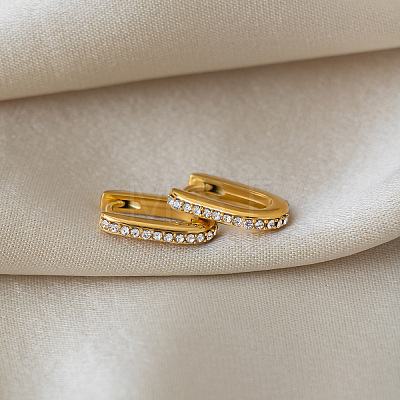 304 Stainless Steel Hoop Earrings for Women KE4093-1-1
