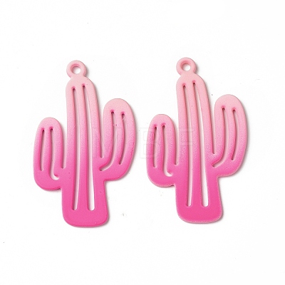 Spray Painted Alloy Charms PALLOY-P291-19M-03-1