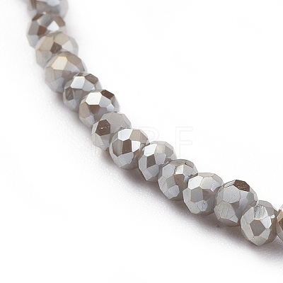 Faceted Glass Beaded Necklaces NJEW-JN02553-07-1