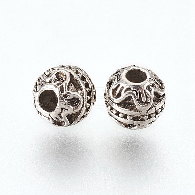Tibetan Style Alloy Beads PALLOY-L208-014AS-1