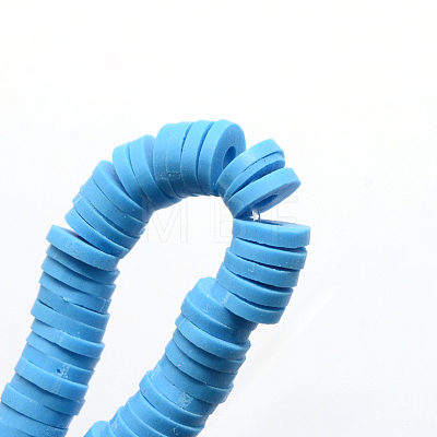 Handmade Polymer Clay Heishi Beads X-CLAY-R067-8.0mm-33-1