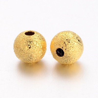 Brass Textured Beads EC248-NFG-1