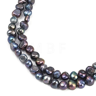 Natural Cultured Freshwater Pearl Beads Strands PEAR-P064-19G-01F-1