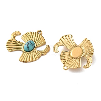Dyed Synthetic Turquoise Pendants GG-G003-01G-02-1