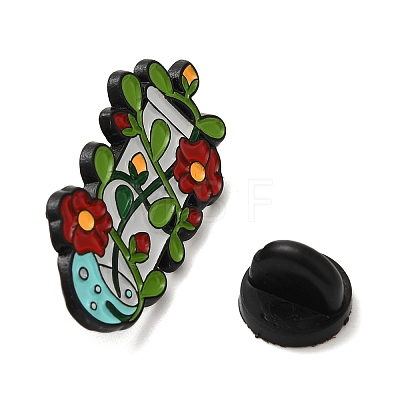 Flower Enamel Pins JEWB-K022-03C-EB-1