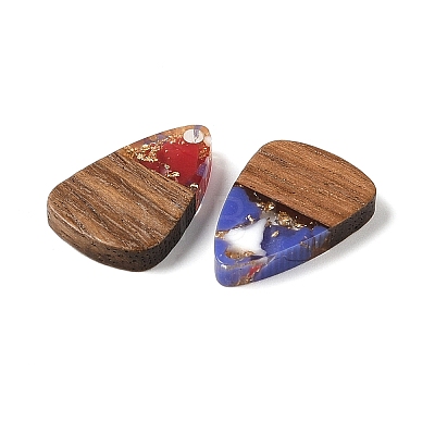 Resin & Wood Pendants WOOD-S061-02J-1