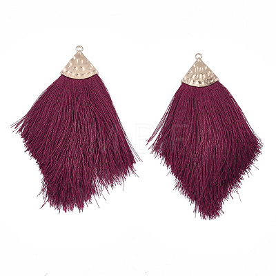 Polyester Tassel Big Pendant Decorations FIND-T042-10-1